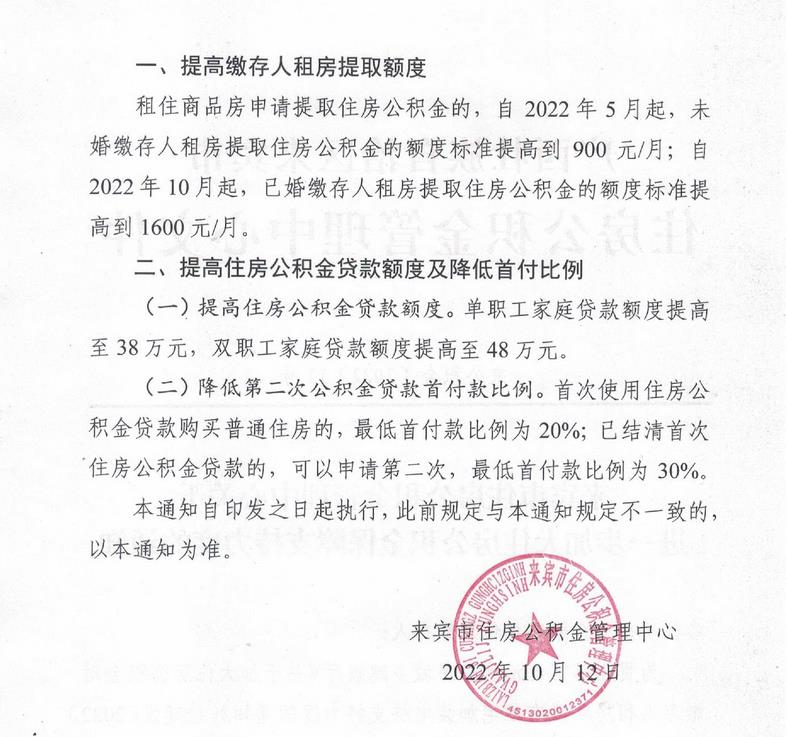 廣西來賓市住房公積金管理中心網(wǎng)站信息截圖。