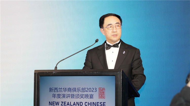 新西蘭華商聯(lián)合總會主席楊健。攝影：張凱