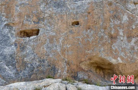 圖為動物巖畫。(資料圖) 呼和巴爾斯 攝