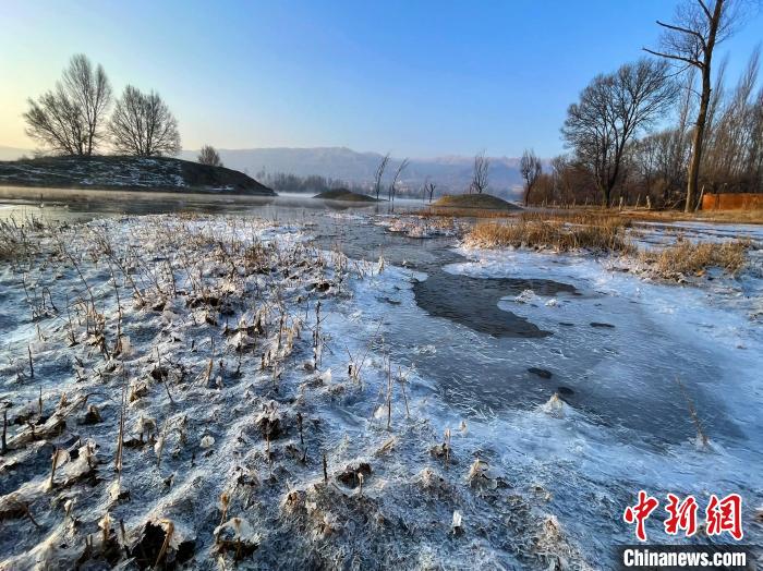 圖為青海省化隆縣黃河濕地景色。　李玉峰 攝