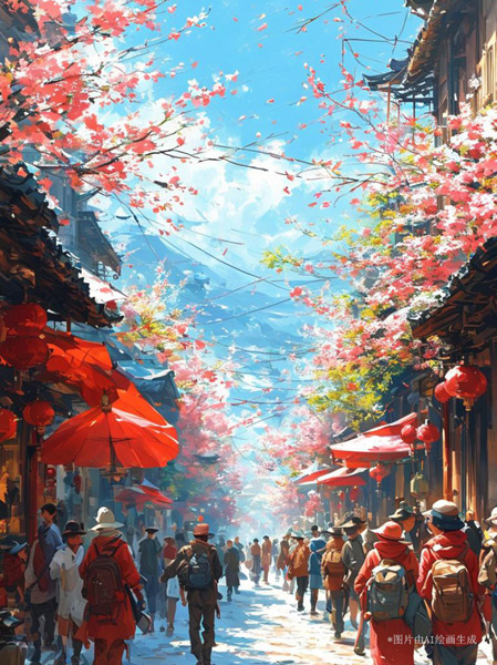 【巳巳如意萬(wàn)象新】漫評(píng)丨紅紅火火中國(guó)年，照見(jiàn)新年新圖景